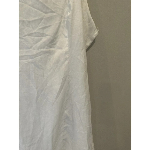 Francesca’s Wyonnah by Blue Rain Back Tie Ruffle White Mini Dress. Sz XL‎ M0262 - Picture 8 of 9